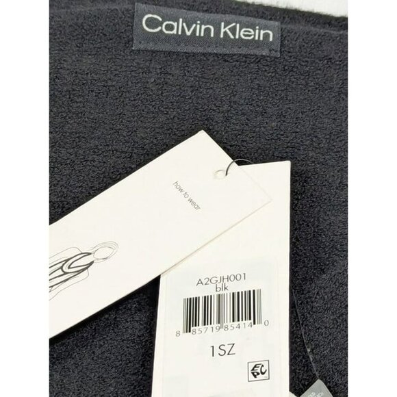 Calvin Klein Women’s Super Soft Black Infinity Loop Scarf O/S (MSRP $68) - Picture 6 of 6